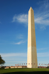 Obraz premium Washington Monument in Washington DC, Vertical View