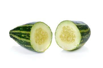 Muskmelon on a white background