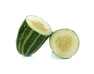 Muskmelon on a white background