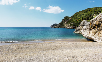 Fototapeta na wymiar Liapades beach, Corfu, Greece