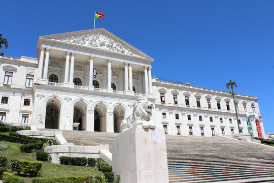 Portuguese Parliament Building, Lisbon, Portugal

