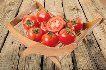 Tomato, Fruit, Organic.