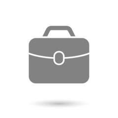 flat briefcase icon background