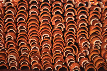 set of roof tile