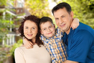 Fototapeta premium Family, Latin American and Hispanic Ethnicity, Cheerful.
