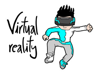 virtual reality kid