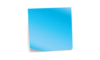 post-it note blue