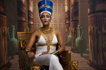 Queen Nefertari - obrazy, fototapety, plakaty