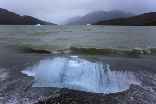 Gray Lake, Torres del Paine National Park, Patagonia, Chile