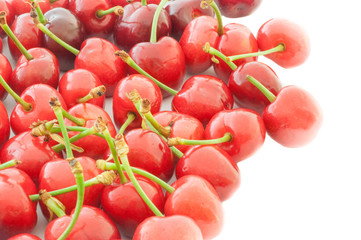 raw cherries