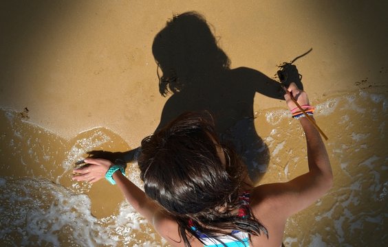 Girl on the beach