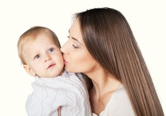 Mother, mom, smiling.