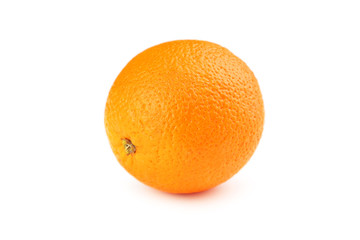 Ripe orange isolated on white