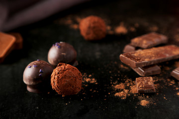 Chocolates background