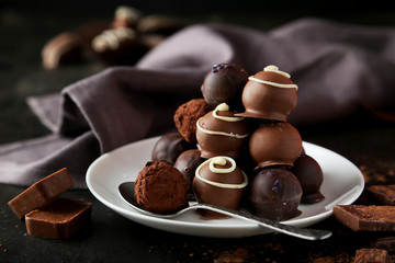 Chocolates background