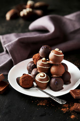 Chocolates background
