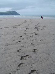footprints in the sand south wales