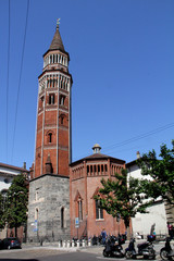 Fototapeta na wymiar Milano; chiesa di San Gottardo al Palazzo