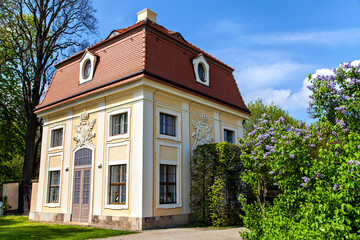 Buildings in the park of the castle Moritzburg