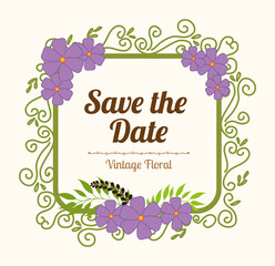 Save the date design.