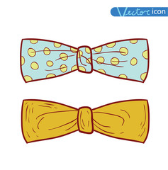  Bow Ties icon vector illustration.  