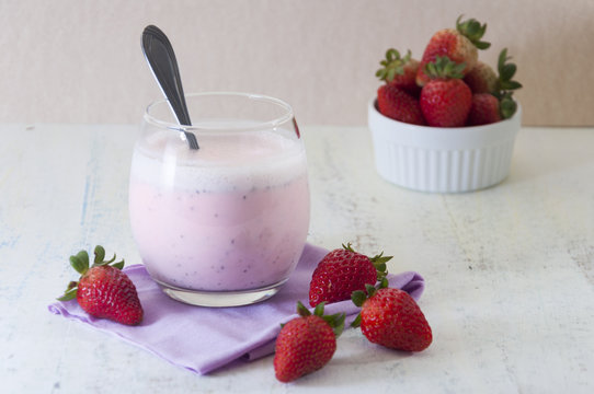 Batido de frutillas
