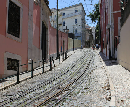 Funicular Railway, Lisbon, Portugal