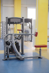 Interior of a fitness hall