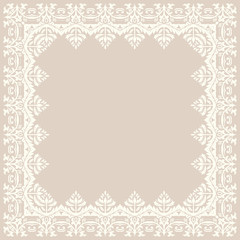 Floral Vector Fine Frame