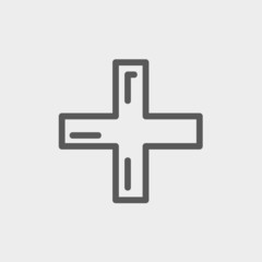 High volume thin line icon