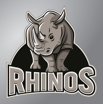 Rhinoceros Mascot