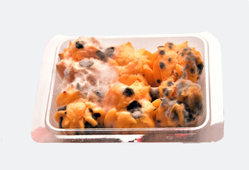 Avoid eating candy with mold growth