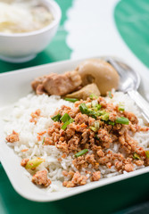 pork stir fried and pepper