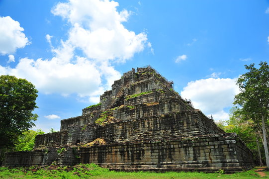 Angkor Koh Ker Temple of Cambodia