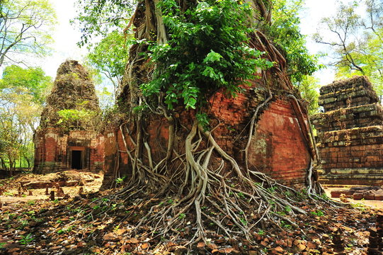 Angkor Koh Ker Temple of Cambodia