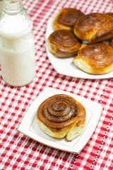 bun with milk