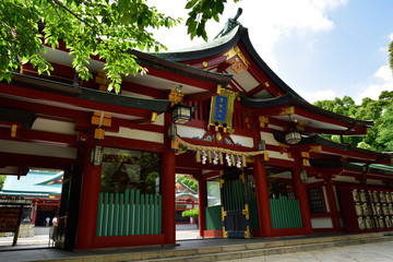 日枝神社　神門