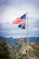 Battered American Flag