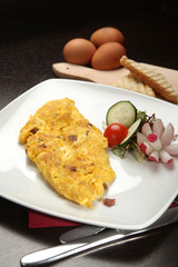 Omelet breakfast