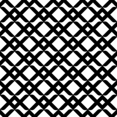 Black and white geometric seamless pattern modern stylish.