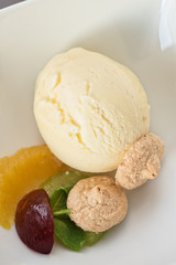 Fruit ice cream