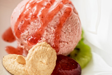 Fruit ice cream