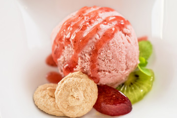 Fruit ice cream