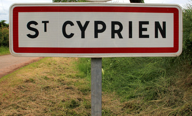 Eglise de Saint-Cyprien.(Corr&egrave;ze)