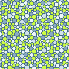 Seamless festive background from circles.  Vector Illustration. 