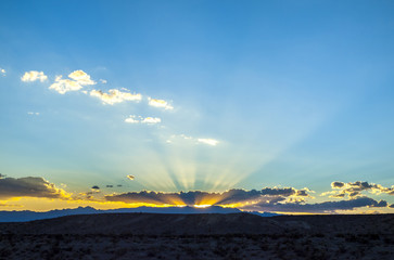 spectacular sunset in Bryce Canyon National Park