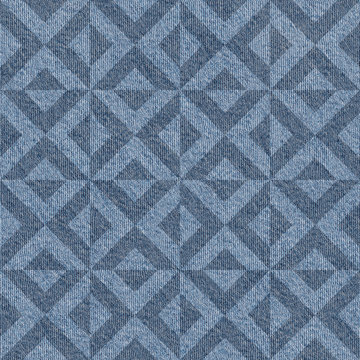 Abstract paneling pattern - seamless pattern - Blue denim jeans