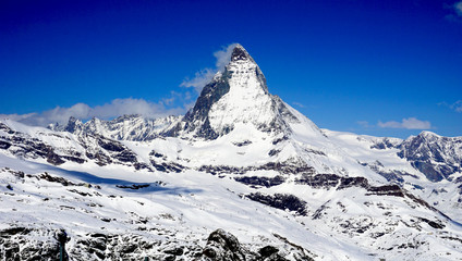 Fototapeta na wymiar View of Matterhorn