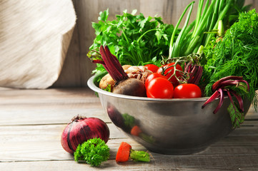 young vegetables