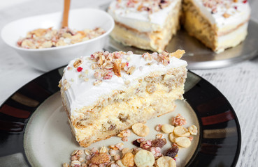 Muesli Cake Slice